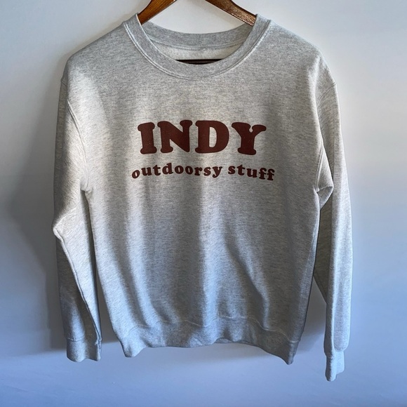 Indy Brand Outdoorsy Stuff Crewneck Sweatshirt - Picture 2 of 5